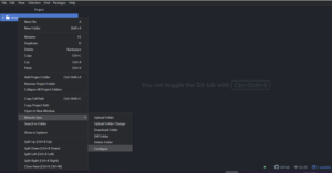 atom ide remote sync