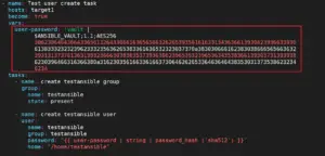 ansible vault encrypted password string in playbook