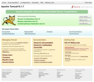 tomcat web interface